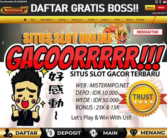 Agen Judi Slot Mister Mpo Play Deposit Dana, OVO, GO-pay & Linkaja Online 24 Jam Terpercaya